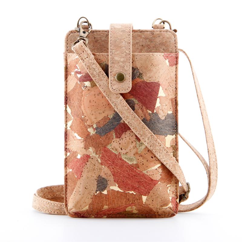 Compact Portable Cork Phone Case အိတ်
