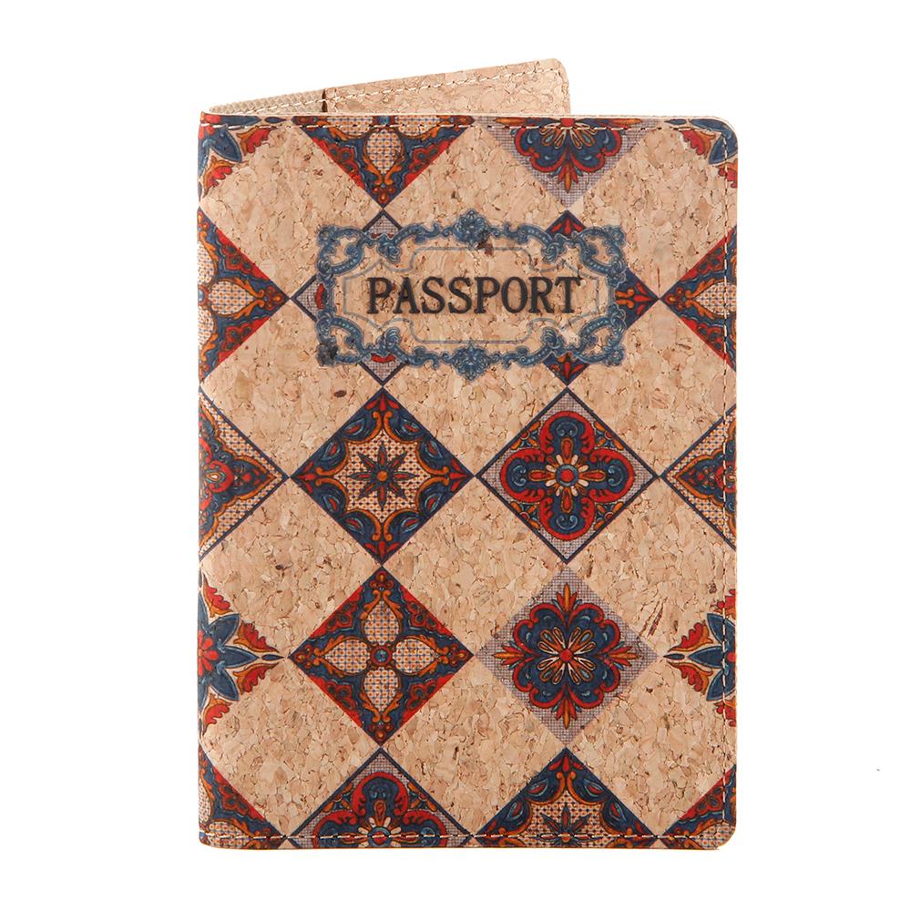 ခရီးသွားအသုံးပြုရန်အတွက် Cork Passport အကာအကွယ်အိတ်