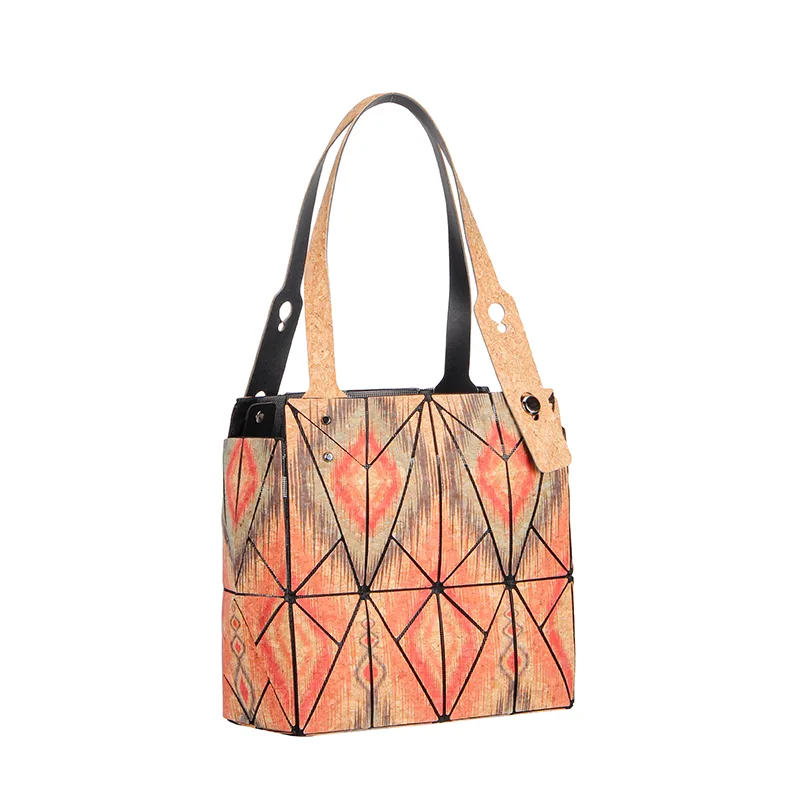 Fashion Textured Soft Cork လက်ကိုင်အိတ်