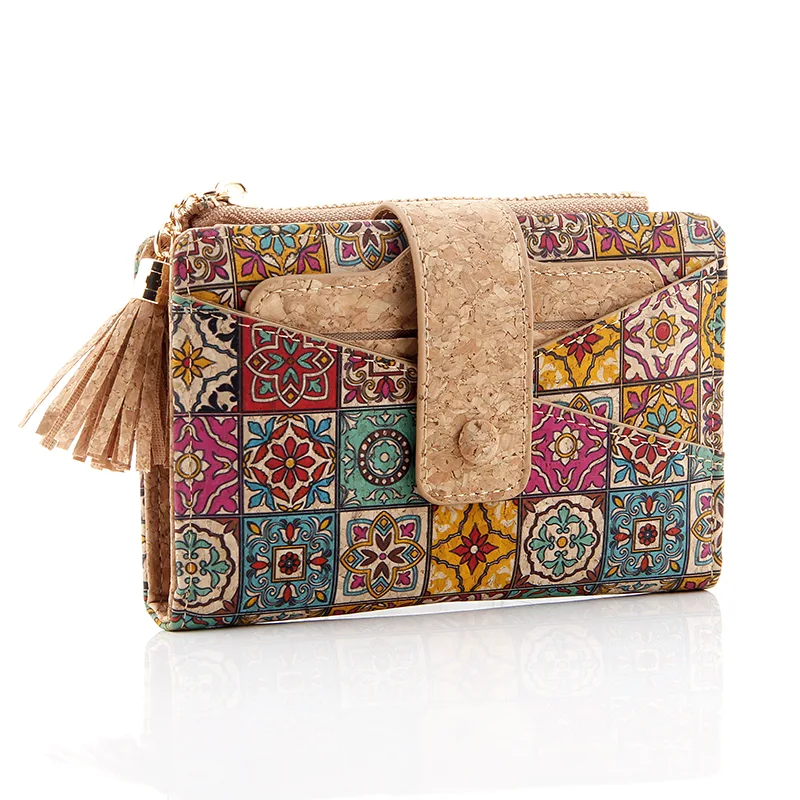 Fashion Slim Portable Cork Wallet