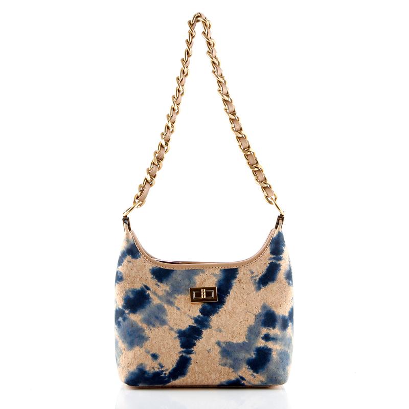 ရိုးရှင်းသော အသွေးအသားရှိသော Cork Commuter Crossbody Bag