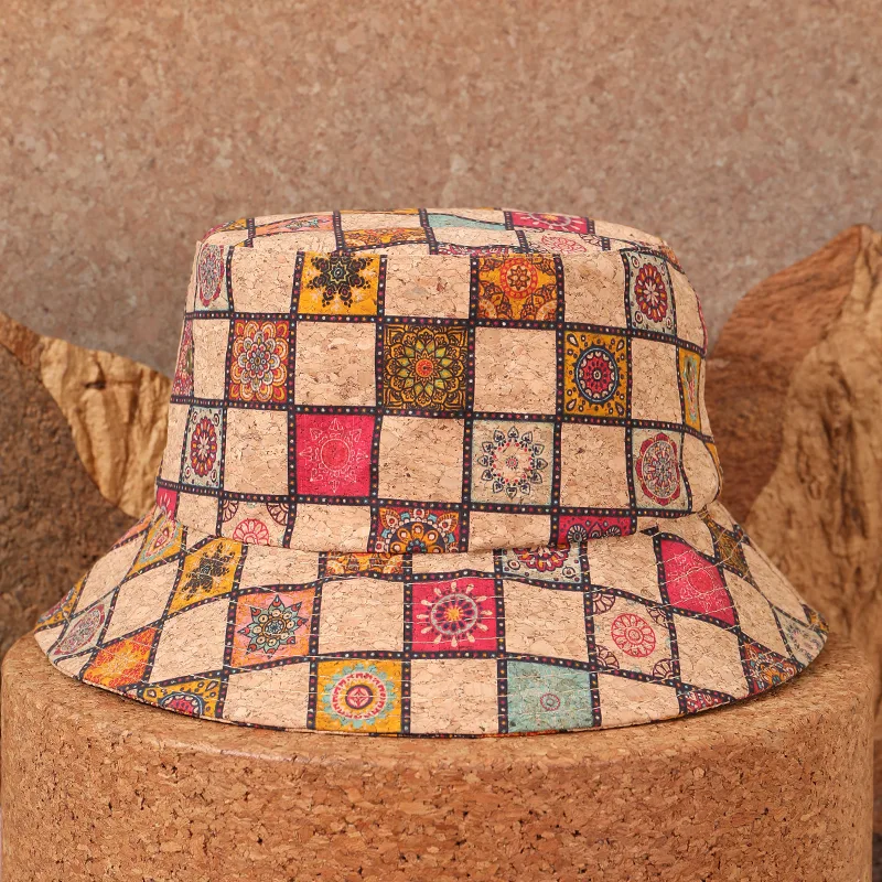 Wide Brim Soft Cork Sun Protection ဦးထုပ်